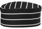 Chef's Cap - Black/White 