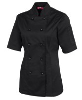 Women's Chef's Jacket - Black 