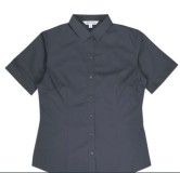 Women's Mosman S/S Shirt - Charcoal 